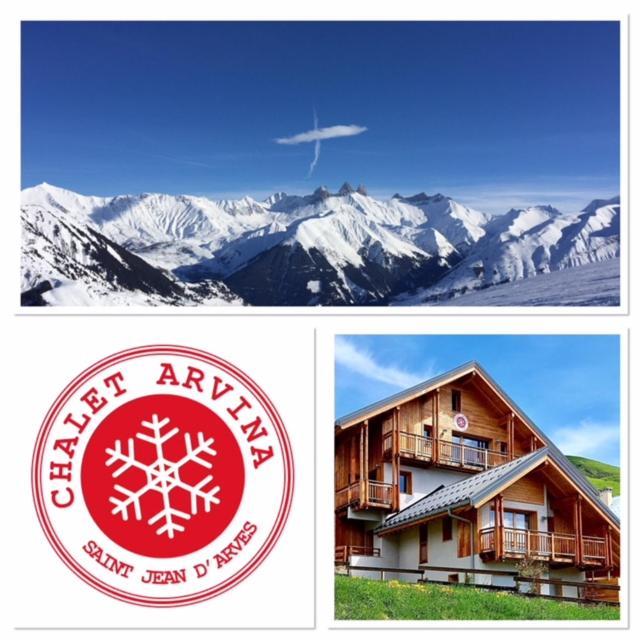 Chalet Arvina Aparthotel Saint-Jean-d'Arves Exteriör bild